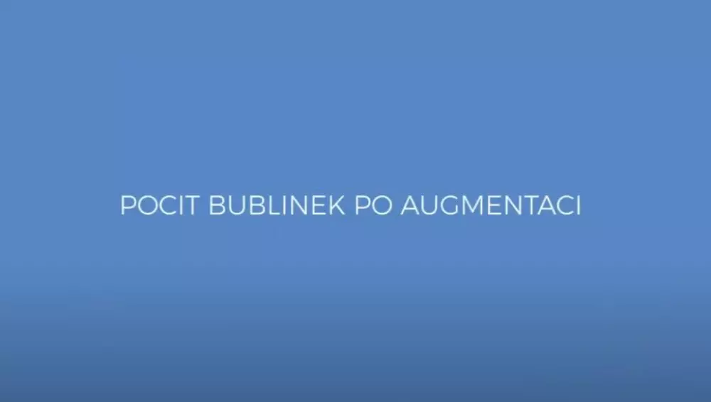 Pocit bublinek po zvětšení prsou implantáty