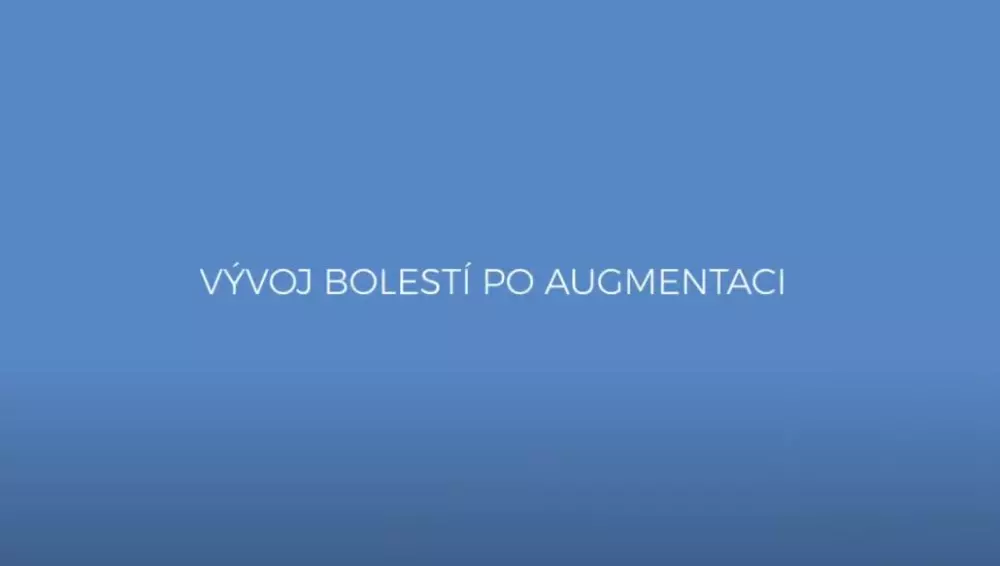 Plastika prsou – Bolest po operaci